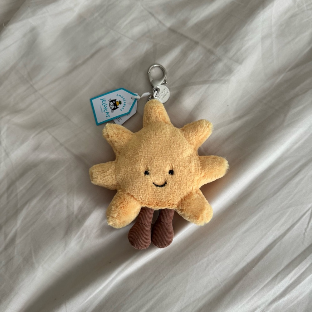 Jellycat Amuseables Sun Plush Keychain